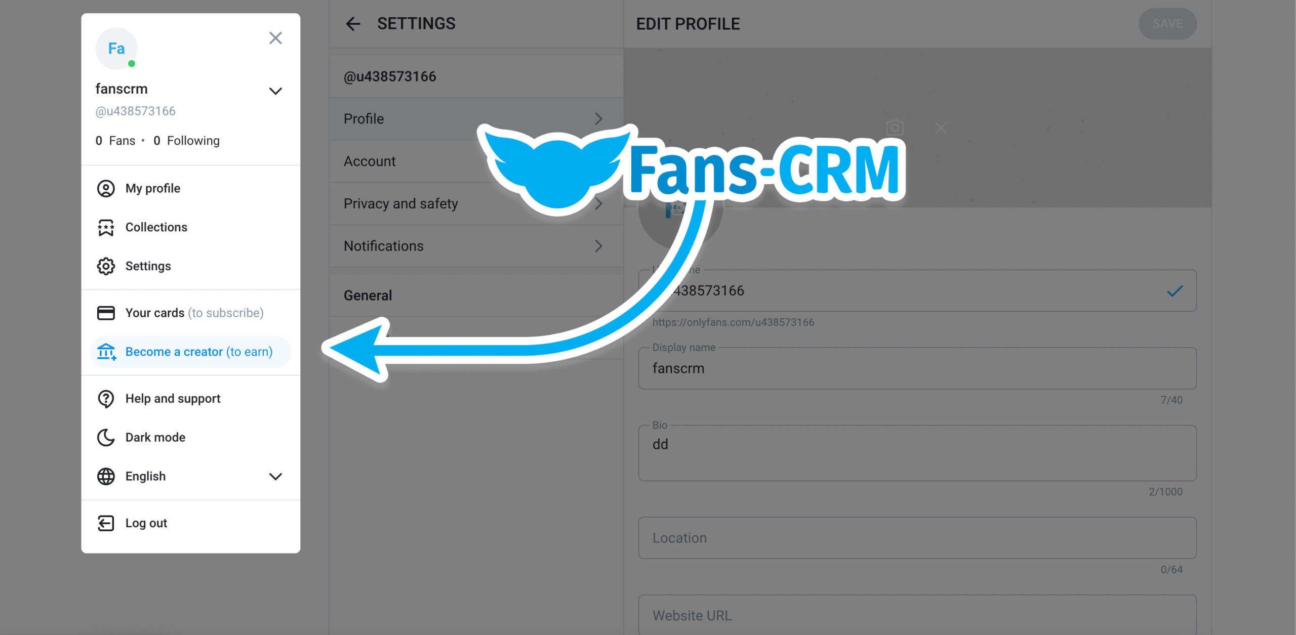 how to sign up for only fans