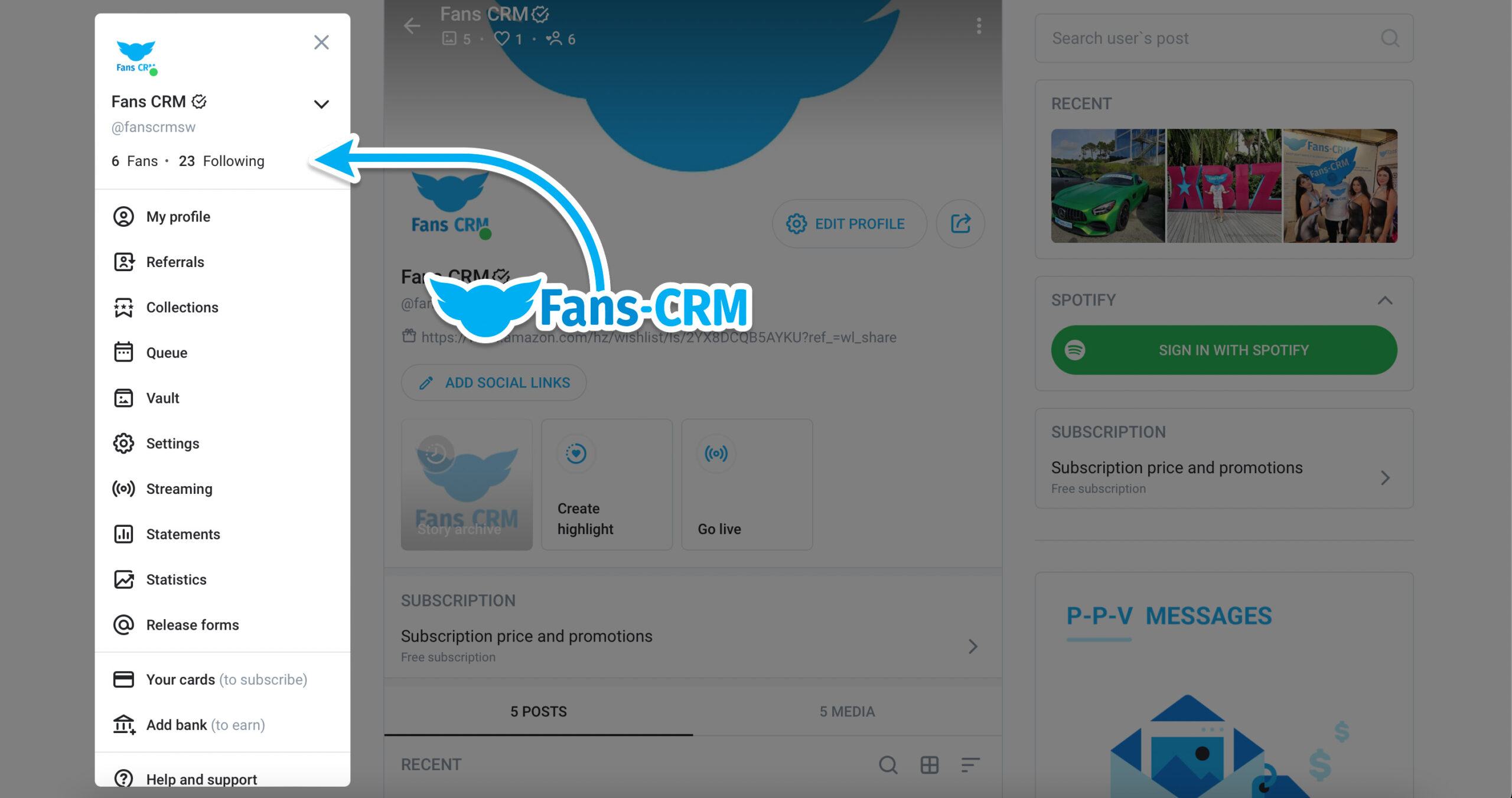 can you go live on only fans