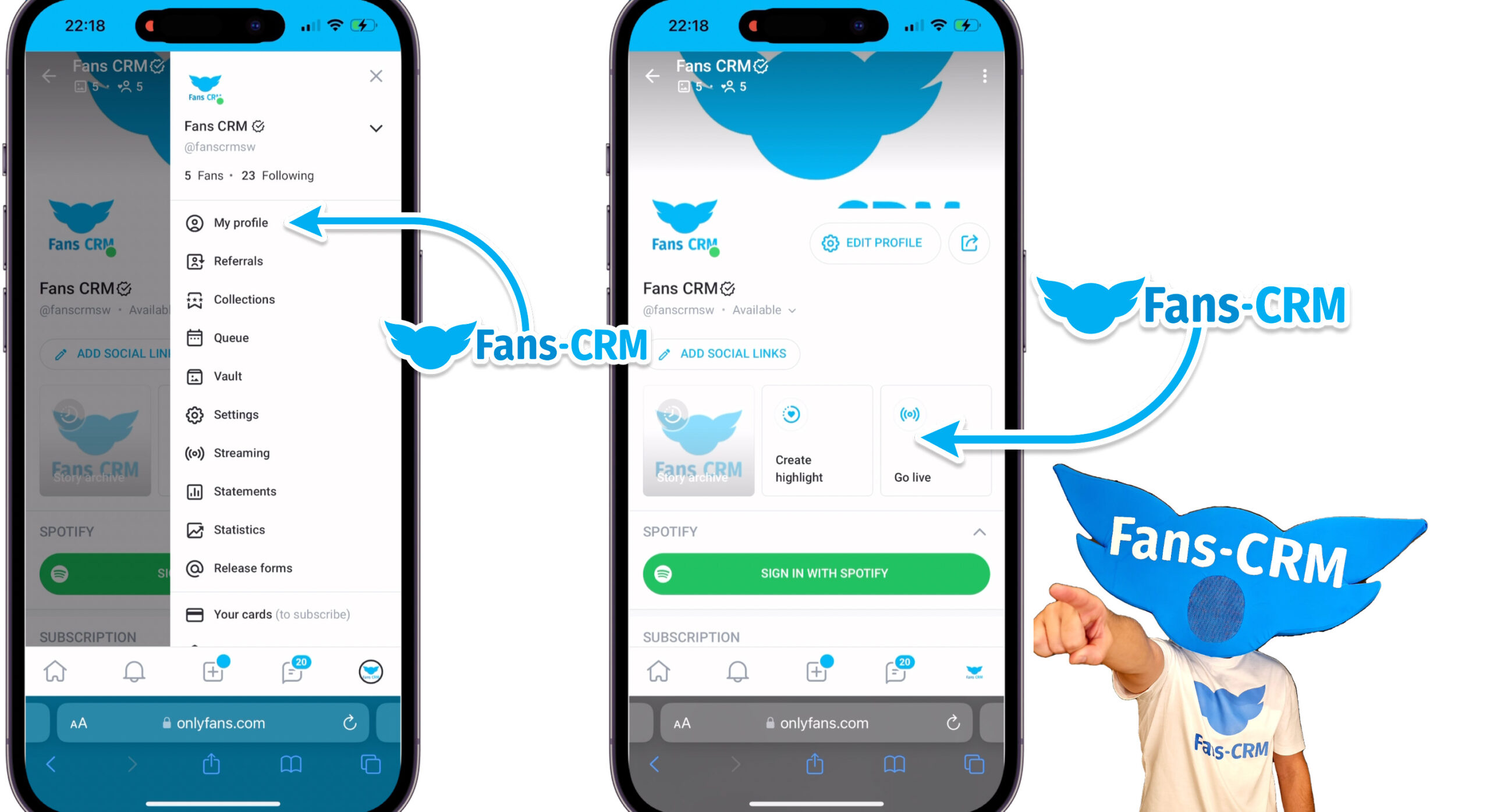 How to live stream on onlyfans on the phone