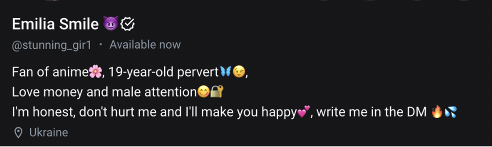 OnlyFans Bio Ideas